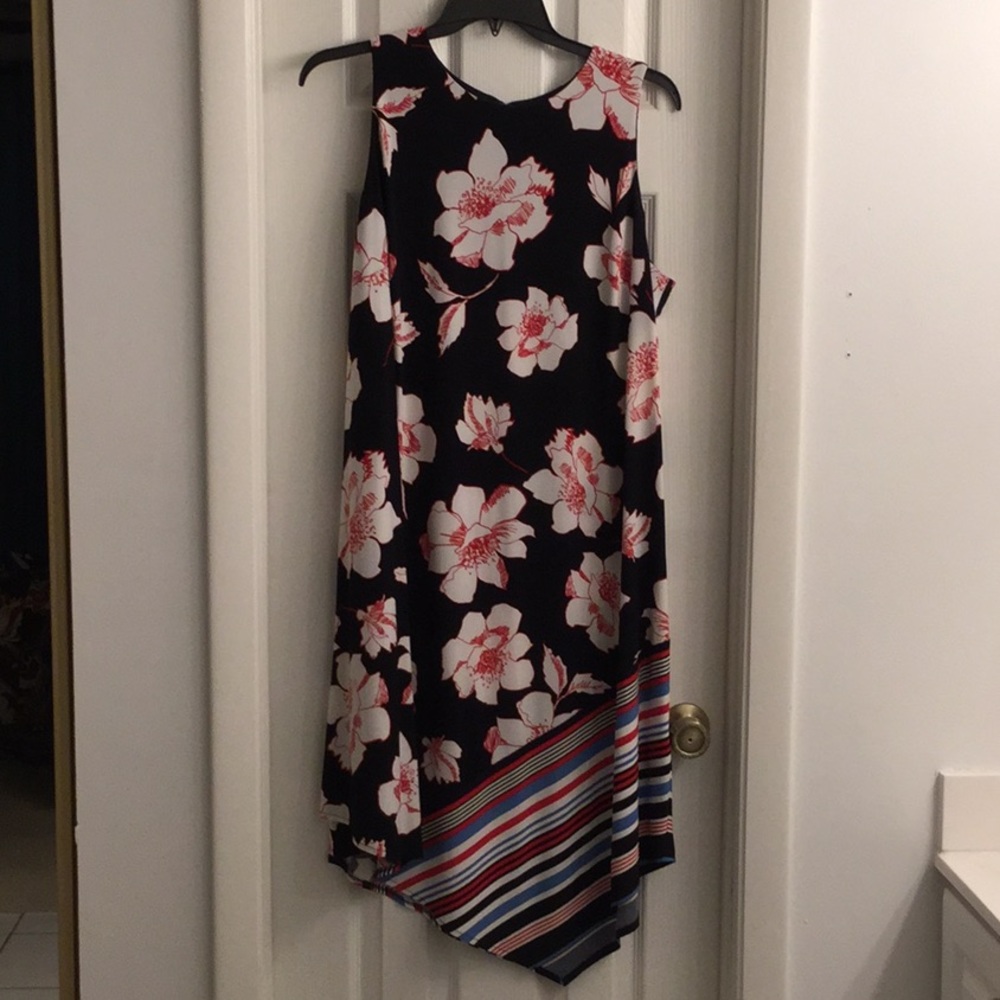 Dressbarn asymmetrical hem dress